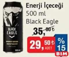BLACK EAGLE ENERJİ İÇECEĞİ 500 ML